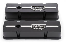 Edelbrock Edelbrock Racing Diecast Aluminum Valve Covers 41643 Autofit