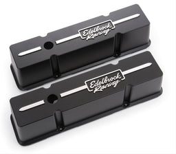 Edelbrock Edelbrock Racing Diecast Aluminum Valve Covers 41643 Autofit