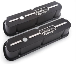 Edelbrock Edelbrock Racing Diecast Aluminum Valve Covers 41653 Autofit
