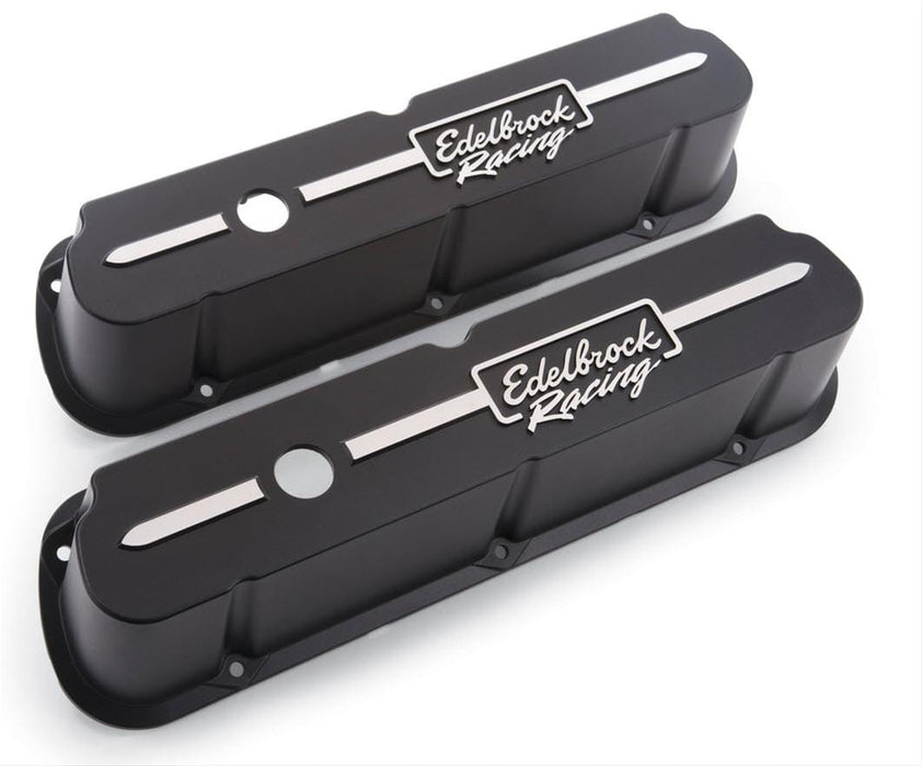 Edelbrock Edelbrock Racing Diecast Aluminum Valve Covers 41653 Autofit