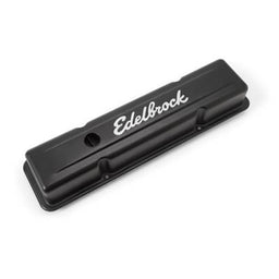 Edelbrock Edelbrock Signature Series Black Valve Covers 4443 Autofit