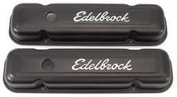 Edelbrock Edelbrock Signature Series Black Valve Covers 4453 Autofit
