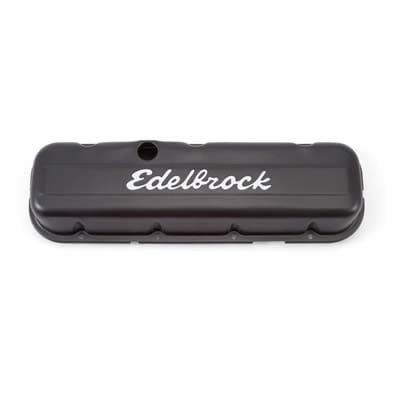 Edelbrock Edelbrock Signature Series Black Valve Covers 4483 Autofit