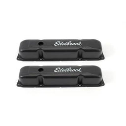 Edelbrock Edelbrock Signature Series Black Valve Covers 4493 Autofit