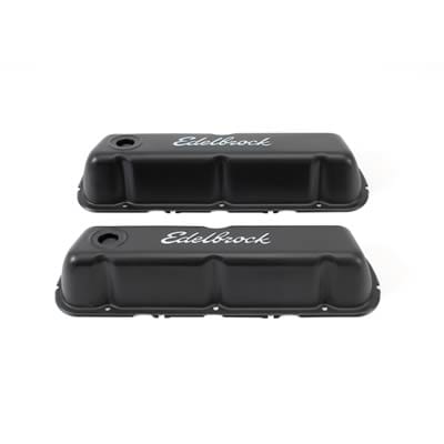 Edelbrock Edelbrock Signature Series Black Valve Covers 4603 Autofit