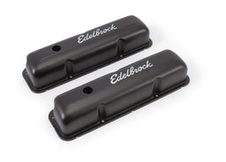 Edelbrock Edelbrock Signature Series Black Valve Covers 4623 Autofit
