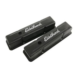 Edelbrock Edelbrock Signature Series Black Valve Covers 4643 Autofit