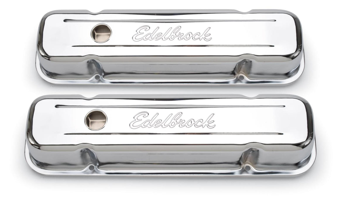 Edelbrock Edelbrock Signature Series Chrome Valve Covers 4457 Autofit