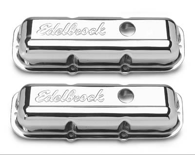 Edelbrock Edelbrock Signature Series Chrome Valve Covers 4488 Autofit