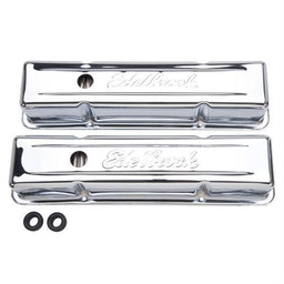 Edelbrock Edelbrock Signature Series Chrome Valve Covers 4649 Autofit