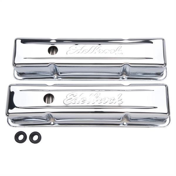 Edelbrock Edelbrock Signature Series Chrome Valve Covers 4649 Autofit