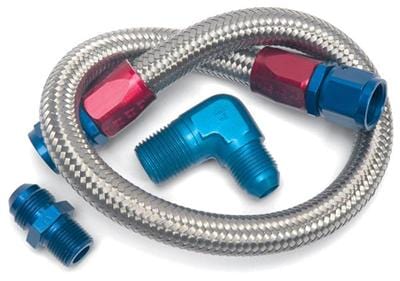 Edelbrock Edelbrock Stainless Steel Braided Fuel Lines 8122 Autofit