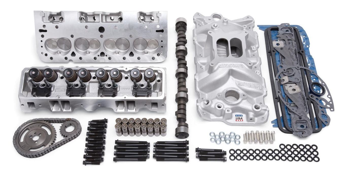 Edelbrock Edelbrock Total Power Package 338 HP Small Block Chevy Top-End Engine Kits 2038 Autofit