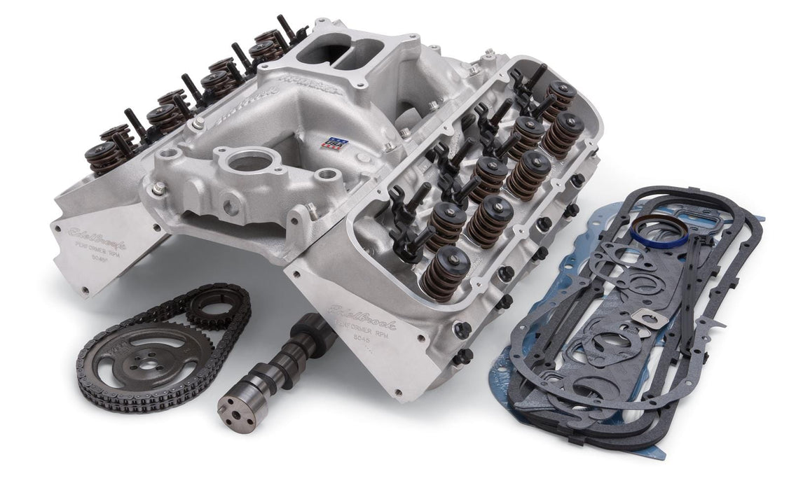 Edelbrock Edelbrock Total Power Package 540 HP Big Block Chevy Top-End Engine Kits 2079 Autofit
