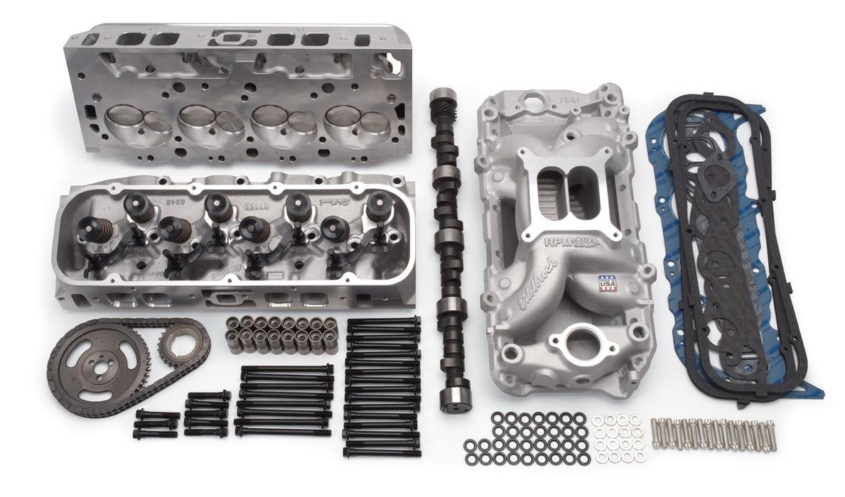 Edelbrock Edelbrock Total Power Package 540 HP Big Block Chevy Top-End Engine Kits 2095 Autofit