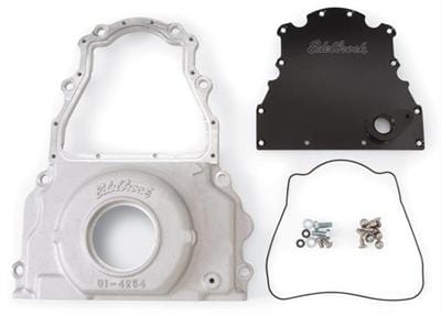 Edelbrock Edelbrock Two-Piece Aluminum Timing Covers 4254 Autofit