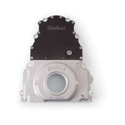 Edelbrock Edelbrock Two-Piece Aluminum Timing Covers 4255 Autofit