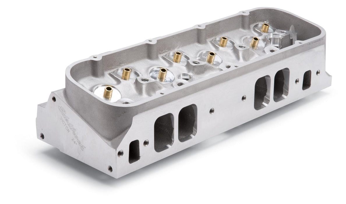 Edelbrock Edelbrock Victor 24 Degree Rectangular Port Cylinder Heads 77419 Autofit