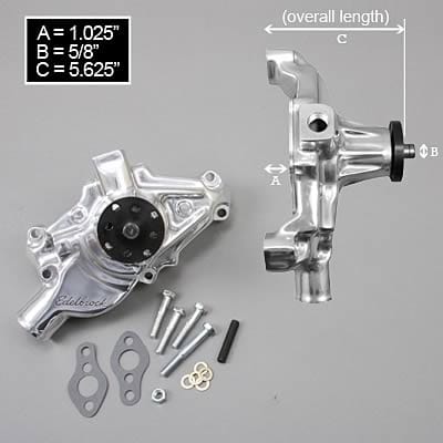 Edelbrock Edelbrock Victor Series High Performance Street Mechanical Water Pumps 8820 Autofit