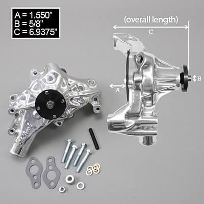 Edelbrock Edelbrock Victor Series High Performance Street Mechanical Water Pumps 8821 Autofit