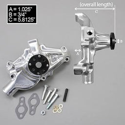 Edelbrock Edelbrock Victor Series High Performance Street Mechanical Water Pumps 8822 Autofit