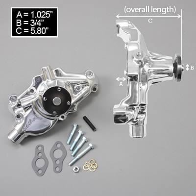 Edelbrock Edelbrock Victor Series High Performance Street Mechanical Water Pumps 8825 Autofit
