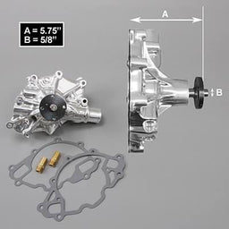 Edelbrock Edelbrock Victor Series High Performance Street Mechanical Water Pumps 8845 Autofit