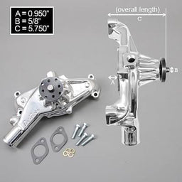 Edelbrock Edelbrock Victor Series High Performance Street Mechanical Water Pumps 8860 Autofit