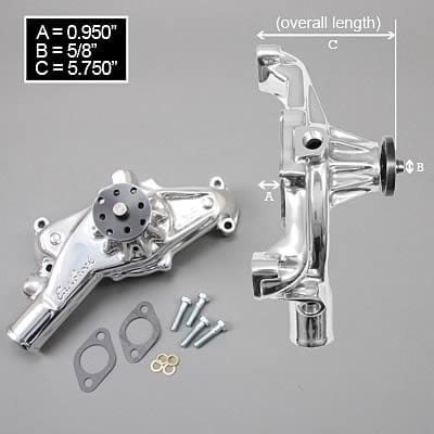 Edelbrock Edelbrock Victor Series High Performance Street Mechanical Water Pumps 8860 Autofit