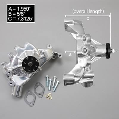 Edelbrock Edelbrock Victor Series High Performance Street Mechanical Water Pumps 8861 Autofit