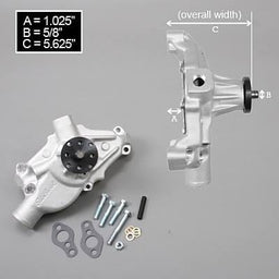 Edelbrock Edelbrock Victor Series High Performance Street Mechanical Water Pumps 8882 Autofit