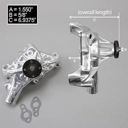 Edelbrock Edelbrock Victor Series High Performance Street Mechanical Water Pumps 8891 Autofit