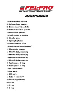 Fel-Pro Fel-Pro Head Gasket Sets HS 26170 PT-1 Autofit