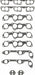 Fel-Pro Fel-Pro Intake Manifold Gaskets MS 94831 Autofit