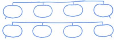 Fel-Pro Fel-Pro Intake Manifold Gaskets MS 96672 Autofit