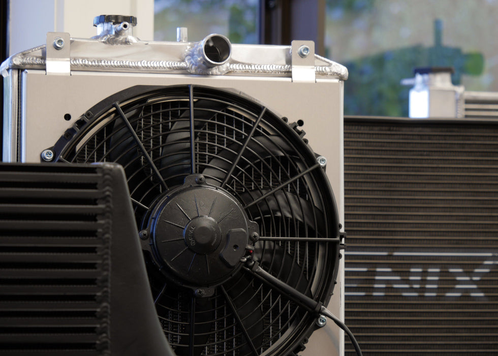 Fenix Cooling Performance Fans & Shrouds Black / SPAL 12" 1328CFM Honda Civic EJ/EK/EM VTEC & NON-VTEC Fan Shroud Kit Autofit