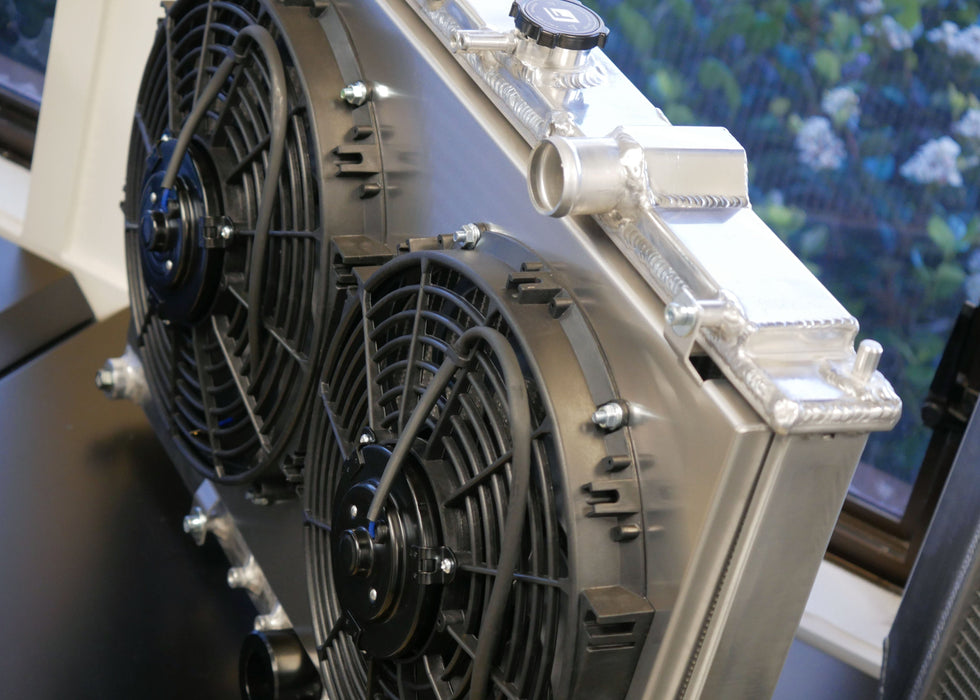 Fenix Cooling Performance Fans & Shrouds Black [Special Order] Mitsubishi Galant VR-4 4G63 Fan Shroud Kit Autofit