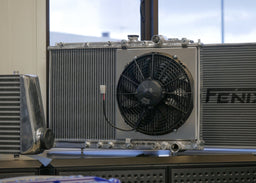 Fenix Cooling Performance Fans & Shrouds Polished Mitsubishi Galant VR-4 4G63 Fan Shroud Kit [Half-Size] Autofit