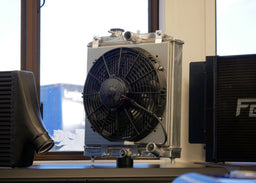 Fenix Cooling Performance Fans & Shrouds Raw / Fenix 12" 120W Honda Civic EJ/EK/EM VTEC & NON-VTEC Fan Shroud Kit Autofit