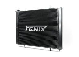 Fenix Cooling Performance Radiator Polished / With x1 Fenix 16" 120W Nissan Skyline & GTR R32 RB20 & RB25 & RB26 1988-1994 [Cross-Flow] Autofit