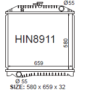 Fenix Cooling Radiator 1994-98 Ranger KC FD [TRUCK] Autofit