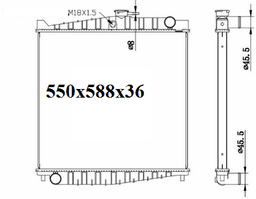 Fenix Cooling Radiator 1994 up Nissan Condor UD [TRUCK] Autofit