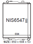 Fenix Cooling Radiator 2001 up UD RH [TRUCK] Autofit