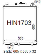 Fenix Cooling Radiator 2005 up Dutro 8500 [TRUCK] Autofit