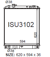 Fenix Cooling Radiator Automatic 2004 up NPR NQR [TRUCK] Autofit