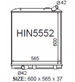 Fenix Cooling Radiator Automatic 2005-07 Ranger Dutro [TRUCK] Autofit