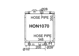 Fenix Cooling Radiator Automatic Honda Civic EG / EH / EJ / EK / EM & HR-V GH & CR-X del sol 1991-2002 [NON VTEC] Autofit