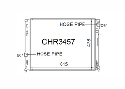 Fenix Cooling Radiator Chrysler 300C [MK1] Petrol & Diesel 2005-2010 Autofit
