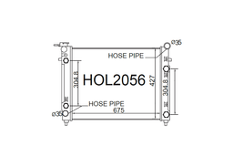 Fenix Cooling Radiator Holden Commodore VT 1997-1999 5.0L V8 [Twin Oil Coolers] Autofit
