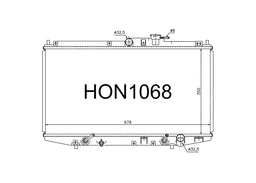 Fenix Cooling Radiator Honda Accord & Torneo CF3-6 / Euro R CL / Accord Wagon CL2 & CH9 1997-2002 Autofit